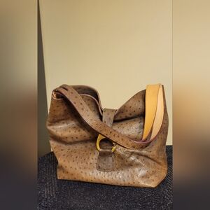 Brown Leather Shoulder Bag